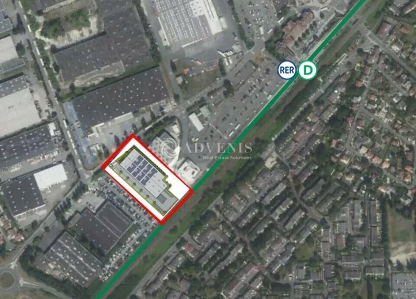 Light Industrial in Louvres for sale - Aerial - Image 3 of 3