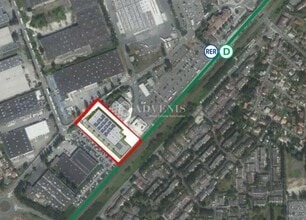 Louvres, VDO - Aerial map view