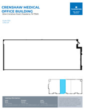 5040 Crenshaw Rd, Pasadena, TX for rent Floor Plan- Image 1 of 1