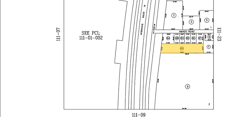 2875 Frontage Rd, Amado, AZ for sale - Plat Map - Image 1 of 1