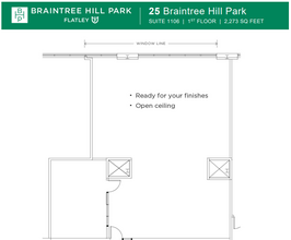 50 Braintree Hill Office Park, Braintree, MA for rent Floor Plan- Image 1 of 6