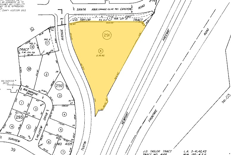 3111 N Tustin Ave, Orange, CA for rent - Plat Map - Image 2 of 50