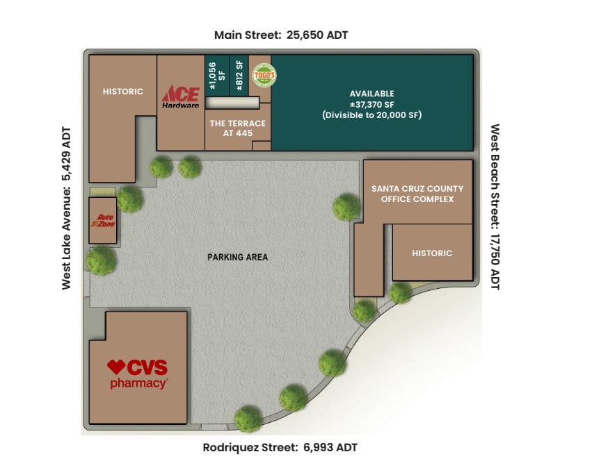 407 Main St, Watsonville, CA to rent Floor Plan- Image 1 of 1
