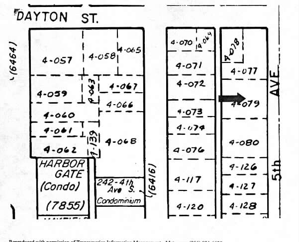 228 5th Ave S, Edmonds, WA for rent - Plat Map - Image 2 of 4