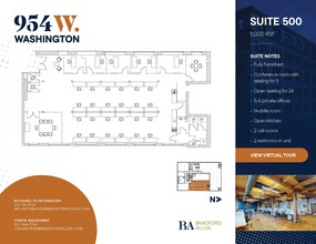 954 W Washington Blvd, Chicago, IL for rent Floor Plan- Image 1 of 5