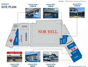 15662-15732 Los Gatos Blvd, Los Gatos, CA for rent Site Plan- Image 1 of 1