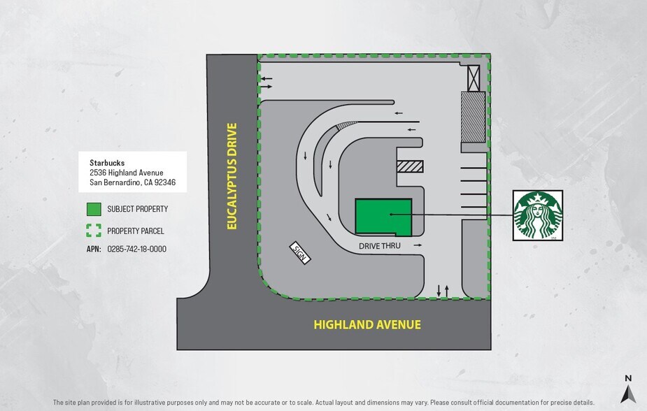 2536 Highland Ave, Highland, CA for sale - Site Plan - Image 2 of 4