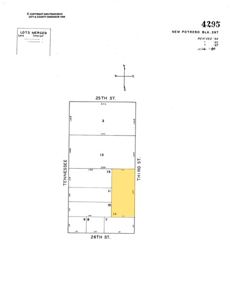 2920-2930 3rd St, San Francisco, CA for rent - Plat Map - Image 2 of 3