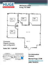 580 Decker Dr, Irving, TX to rent Floor Plan- Image 1 of 1