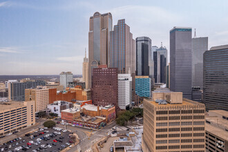 1700 Pacific Ave, Dallas, TX - aerial  map view