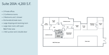 3925-3945 Bohannon Dr, Menlo Park, CA for rent Floor Plan- Image 2 of 2