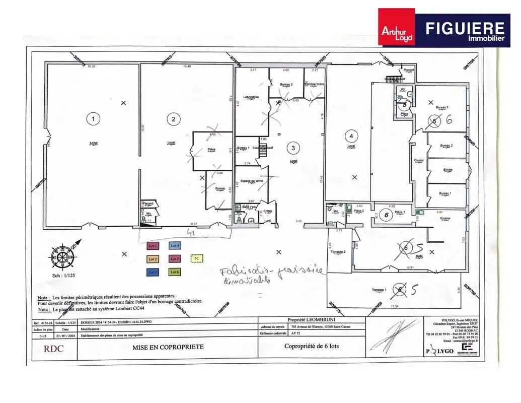 705 Avenue De L'Europe, Saint-Cannat, BDR 13760 - Unit 1 -  - Floor Plan - Image 1 of 10