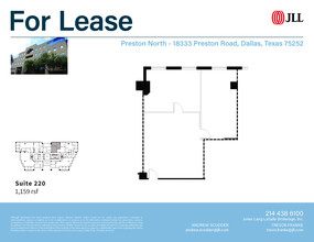 18333 Preston Rd, Dallas, TX for rent Floor Plan- Image 1 of 2