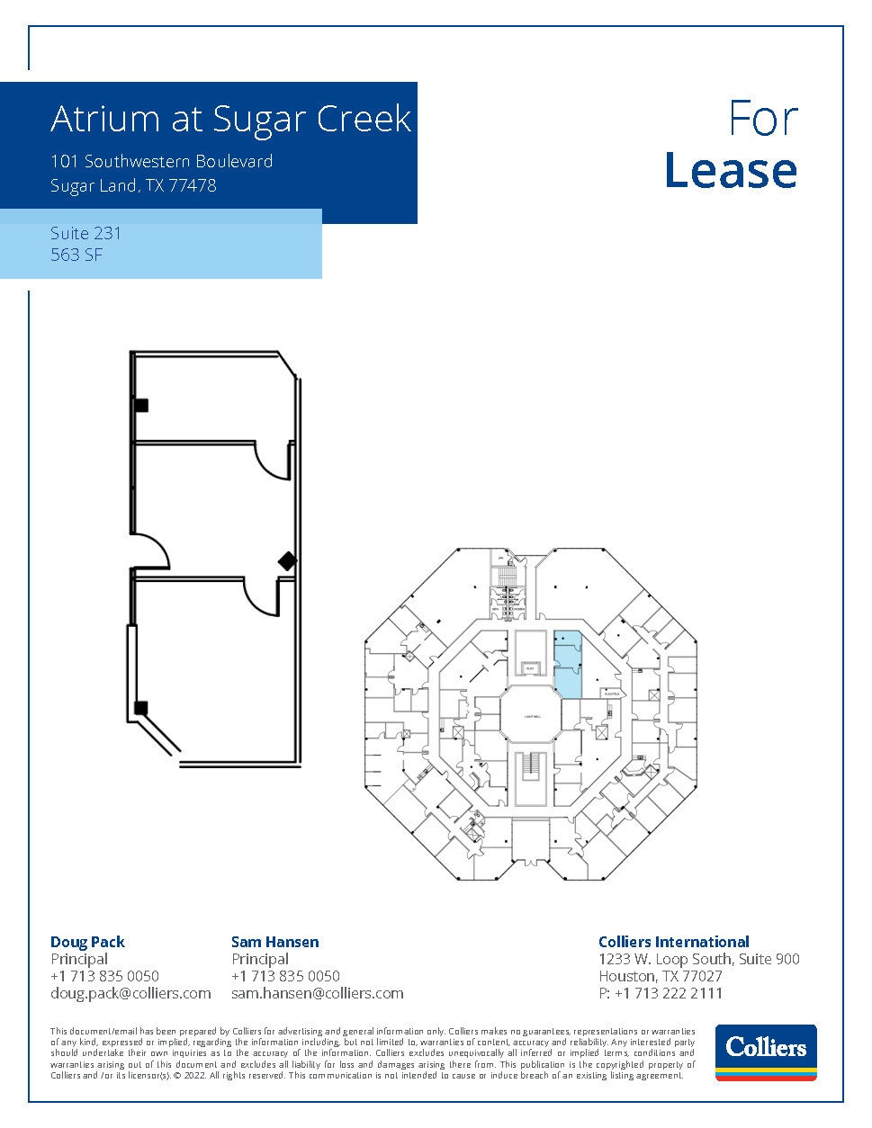 101 Southwestern Blvd, Sugar Land, TX to rent Floor Plan- Image 1 of 1