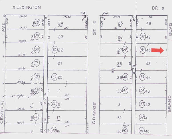 339 1/2 N Brand Blvd, Glendale, CA for sale Plat Map- Image 1 of 1