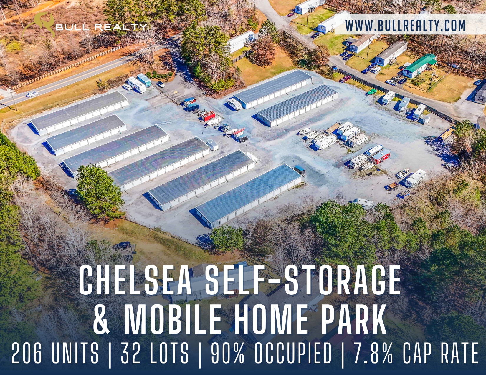 Chelsea Self Storage & Mobile Home Park portfolio of 2 properties for sale on LoopNet.co.uk Building Photo- Image 1 of 44
