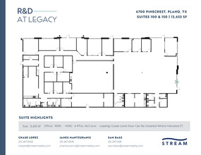 6400 Pinecrest Dr, Plano, TX for rent Floor Plan- Image 2 of 2