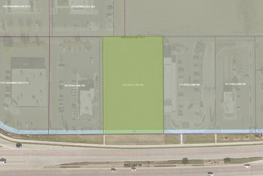 191 Pole Line Rd, Twin Falls, ID for sale - Plat Map - Image 2 of 2