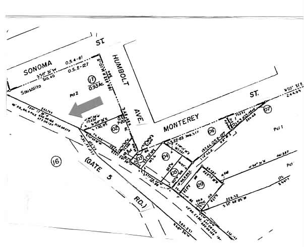 27 Gate 5 Rd, Sausalito, CA for rent - Plat Map - Image 2 of 15