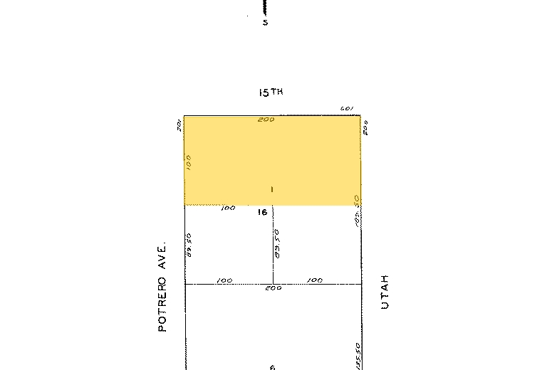 208 Utah St, San Francisco, CA for rent - Plat Map - Image 2 of 13