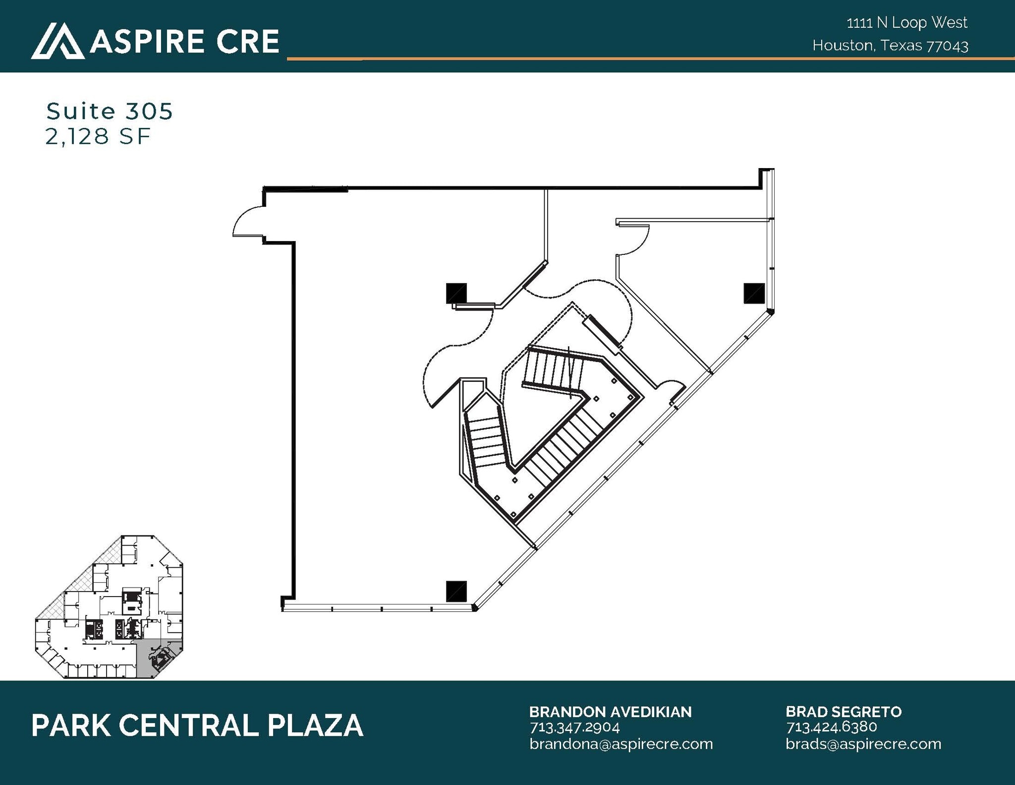 1111 N Loop W, Houston, TX to rent Floor Plan- Image 1 of 2