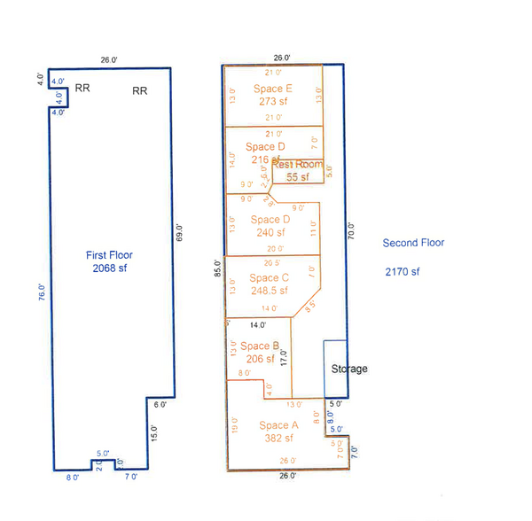 104 N Main St, Sebastopol, CA for sale - Floor Plan - Image 2 of 3