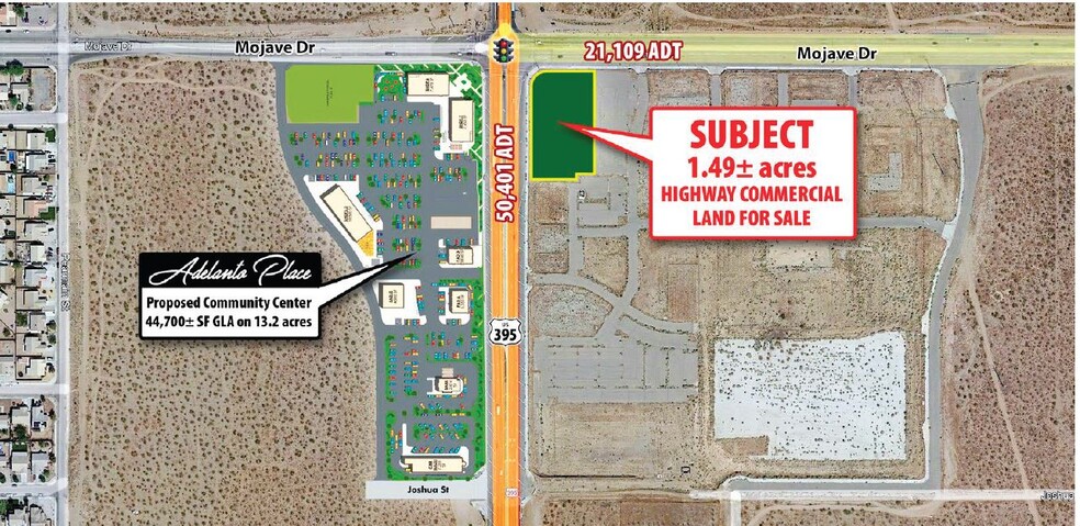 SEC Mojave Dr, Adelanto, CA for sale - Building Photo - Image 1 of 1