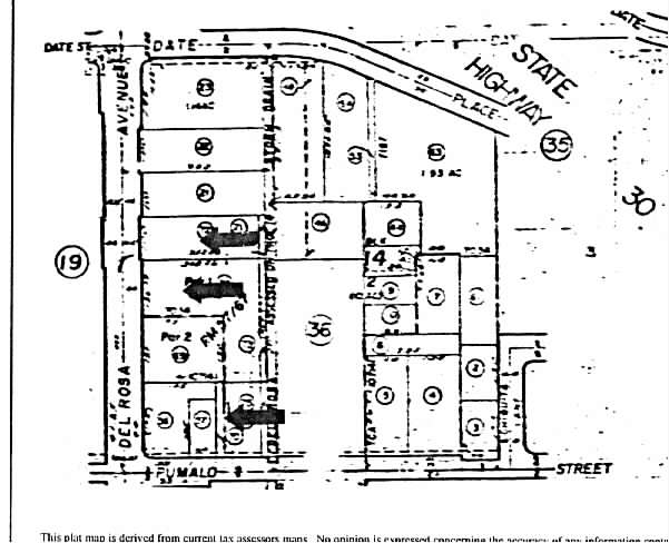 2601 N Del Rosa Ave, San Bernardino, CA for sale Plat Map- Image 1 of 1