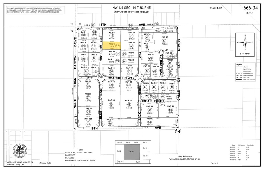 18194 Blue Dream Crossing, Desert Hot Springs, CA for sale - Plat Map - Image 1 of 1