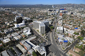 8383 Wilshire Blvd, Beverly Hills, CA - aerial  map view