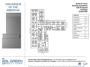 1350 Avenue of the Americas, New York, NY for rent Floor Plan- Image 1 of 2