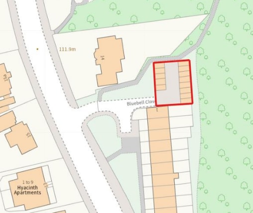 Bluebell Close, London for sale - Site Plan - Image 2 of 3
