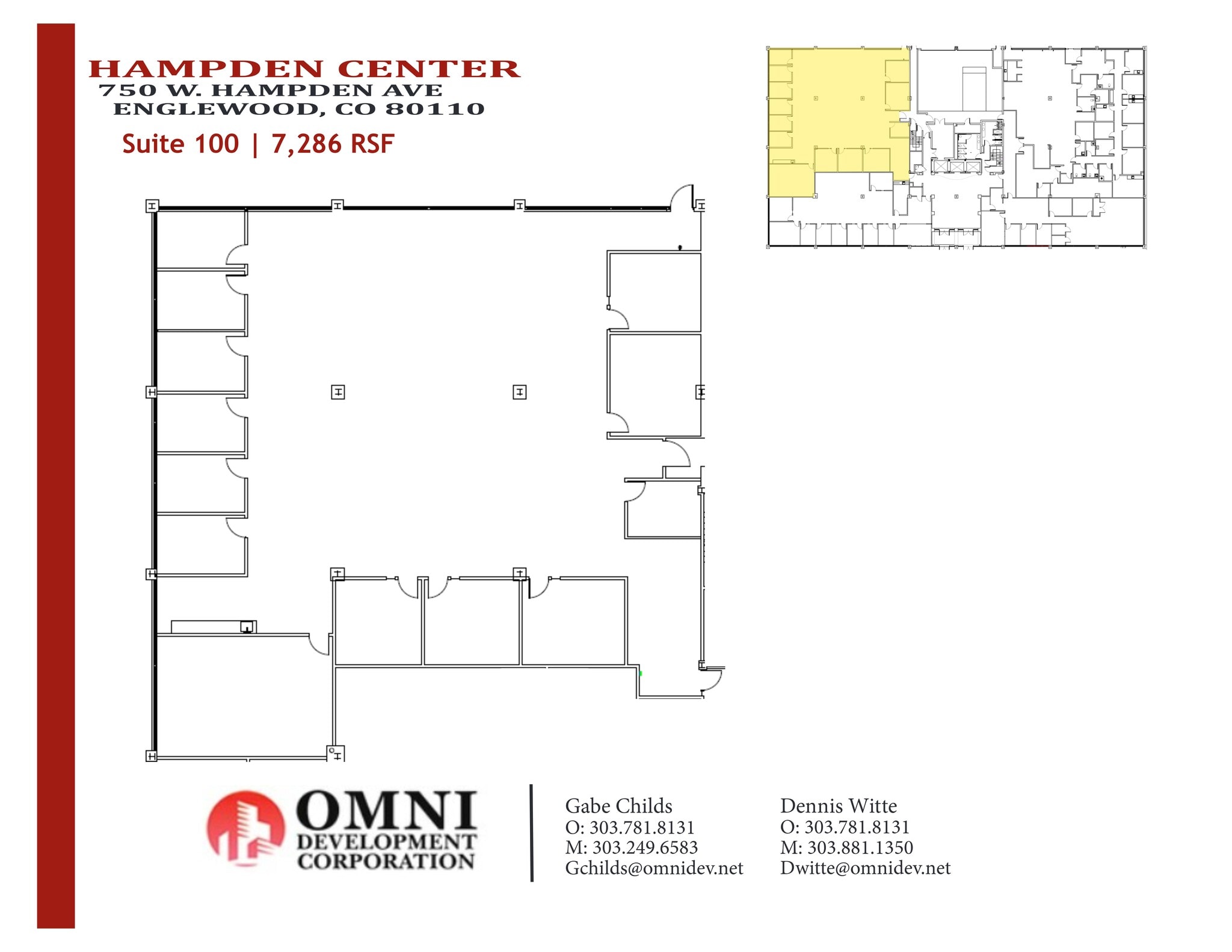 750 W Hampden Ave, Englewood, CO to rent Site Plan- Image 1 of 1