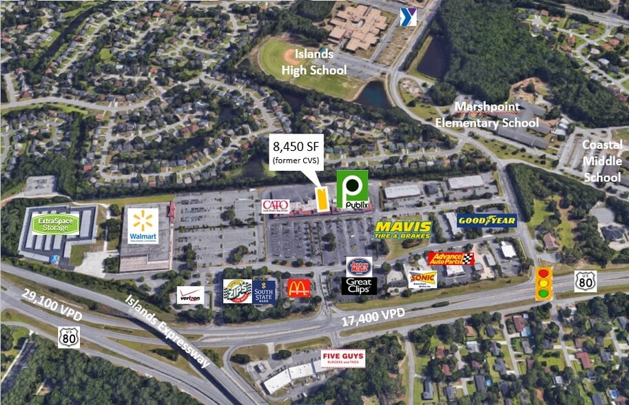 4717 US Highway 80 E, Savannah, GA for rent - Aerial - Image 1 of 1