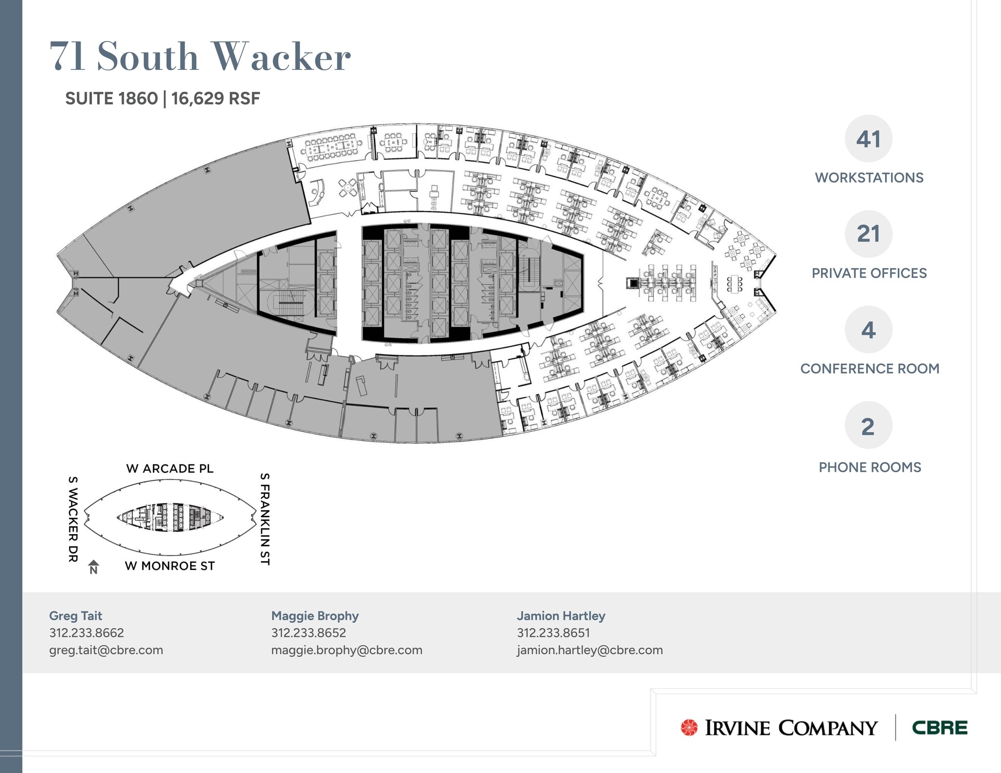 71 S Wacker Dr, Chicago, IL to rent Site Plan- Image 1 of 1