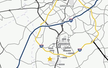 Old Gunter Rd, Piedmont, SC - aerial  map view