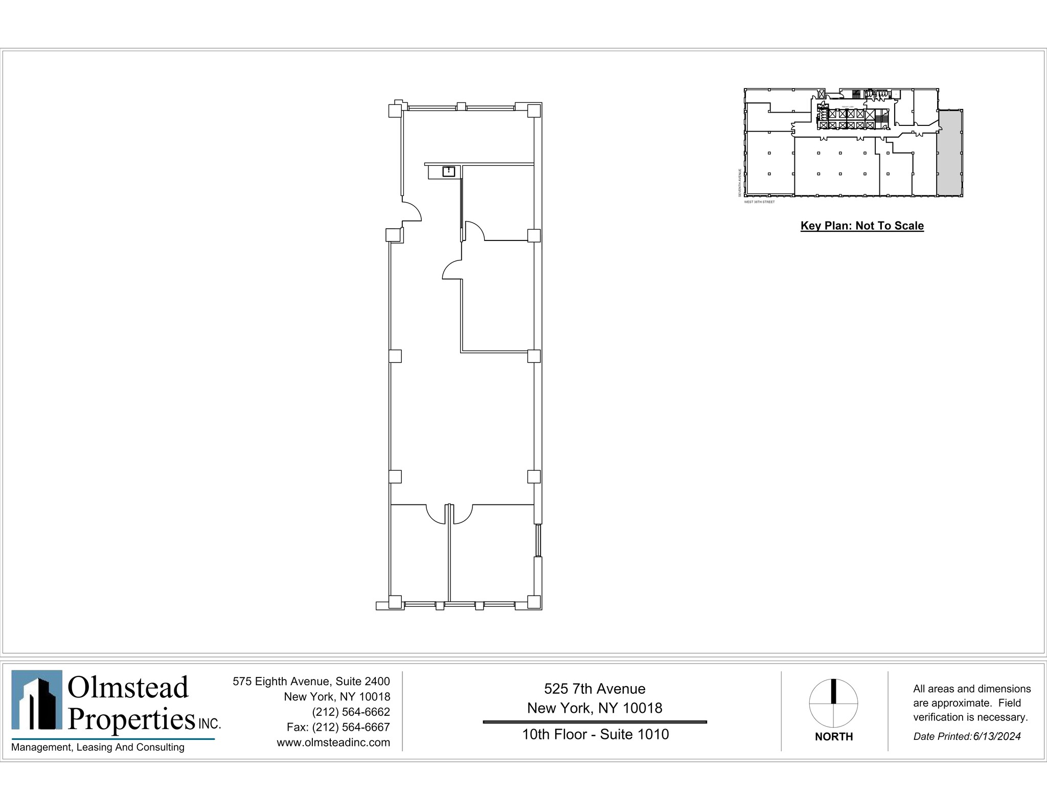 525 Seventh Ave, New York, NY for rent Site Plan- Image 1 of 1