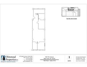 525 Seventh Ave, New York, NY for rent Site Plan- Image 1 of 1