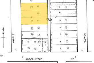 810-810.5 Myrtle Ave, Inglewood, CA for sale Plat Map- Image 1 of 1