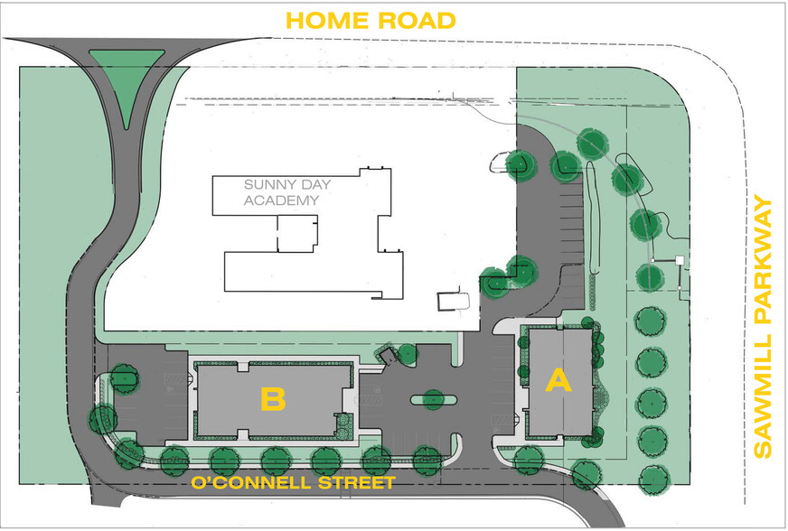 0 Home Rd, Powell, OH for rent - Site Plan - Image 2 of 6