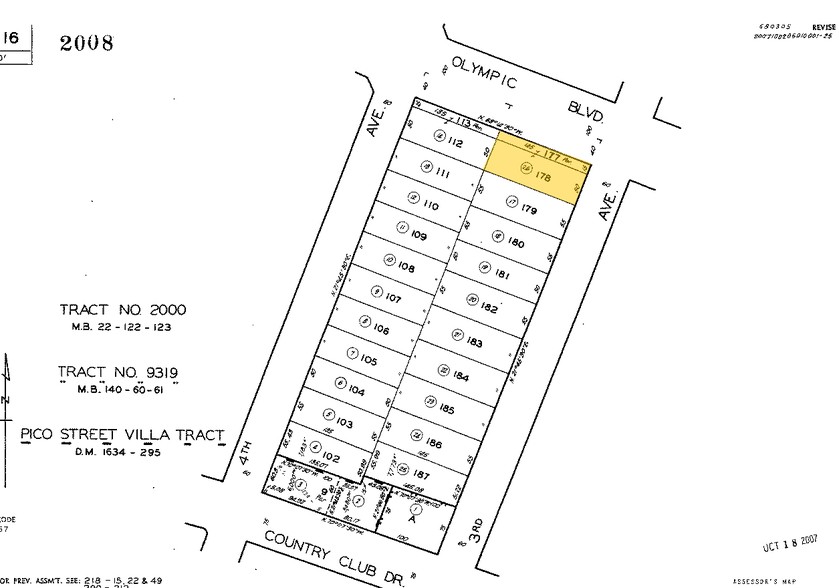 3600 W Olympic Blvd, Los Angeles, CA for rent - Plat Map - Image 3 of 9