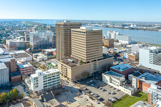 451 Florida St & 450 Laurel St, Baton Rouge, LA - aerial  map view