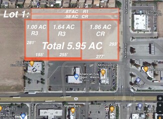 More details for 300 N Palm Ave, Wasco, CA - Land for Sale