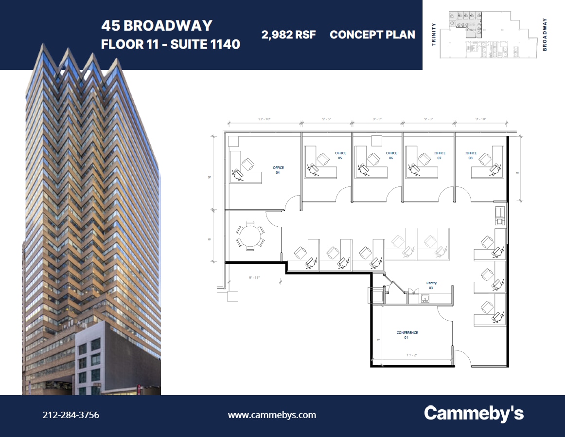 45 Broadway, New York, NY to rent Floor Plan- Image 1 of 1