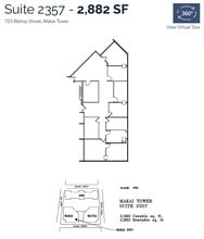 733 Bishop St, Honolulu, HI to rent Floor Plan- Image 1 of 1