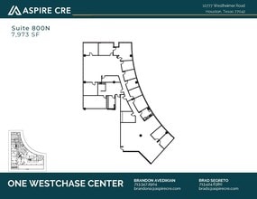 10777 Westheimer Rd, Houston, TX to rent Floor Plan- Image 1 of 1