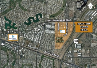 9133 W Thunderbird Rd, Peoria, AZ - aerial  map view