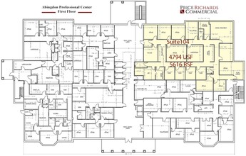 100 Abingdon Pl, Abingdon, VA for rent Floor Plan- Image 1 of 1