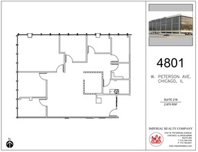 4801 W Peterson Ave, Chicago, IL for rent Floor Plan- Image 1 of 2