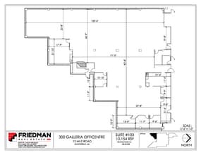 300 Galleria Officentre, Southfield, MI to rent Floor Plan- Image 1 of 3